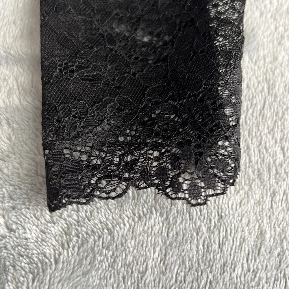 NWOT Widow Midnight Hour Victorian Blouse Top Black Size Small - Picture 9 of 14